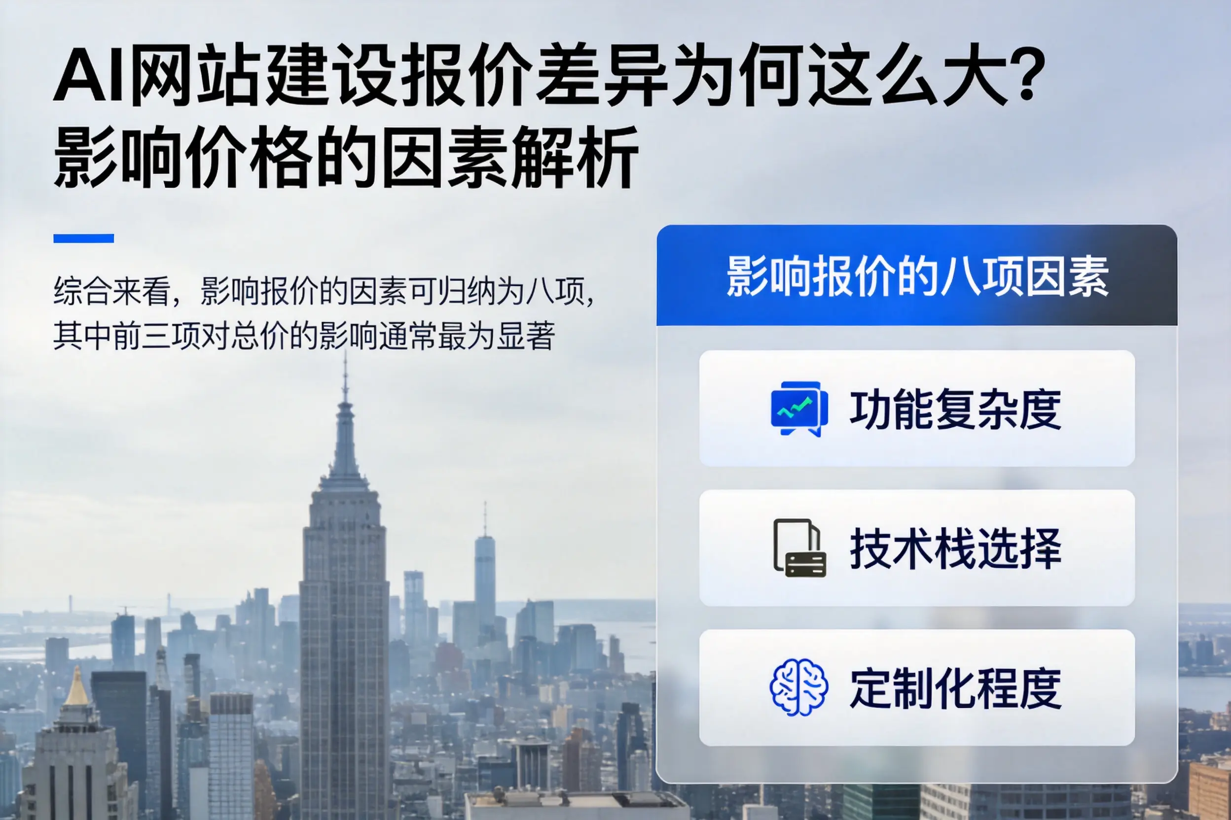 黑河AI网站建设报价差异为何这么大?影响价格的因素解析