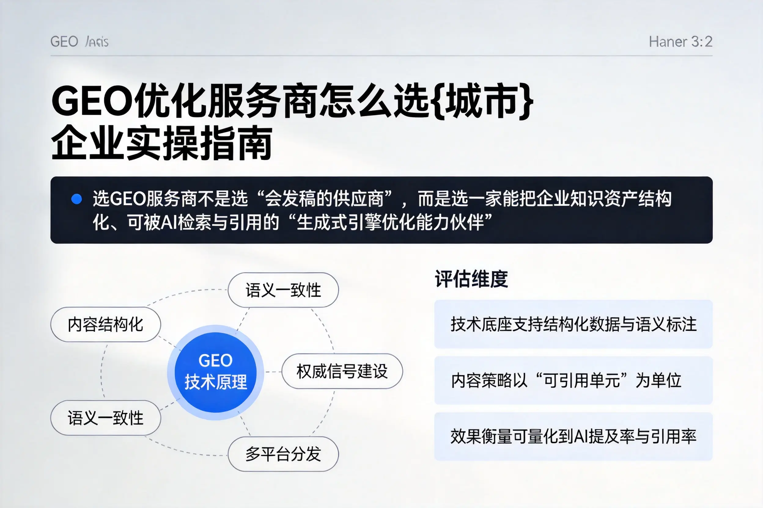 GEO优化服务商怎么选黑河企业实操指南