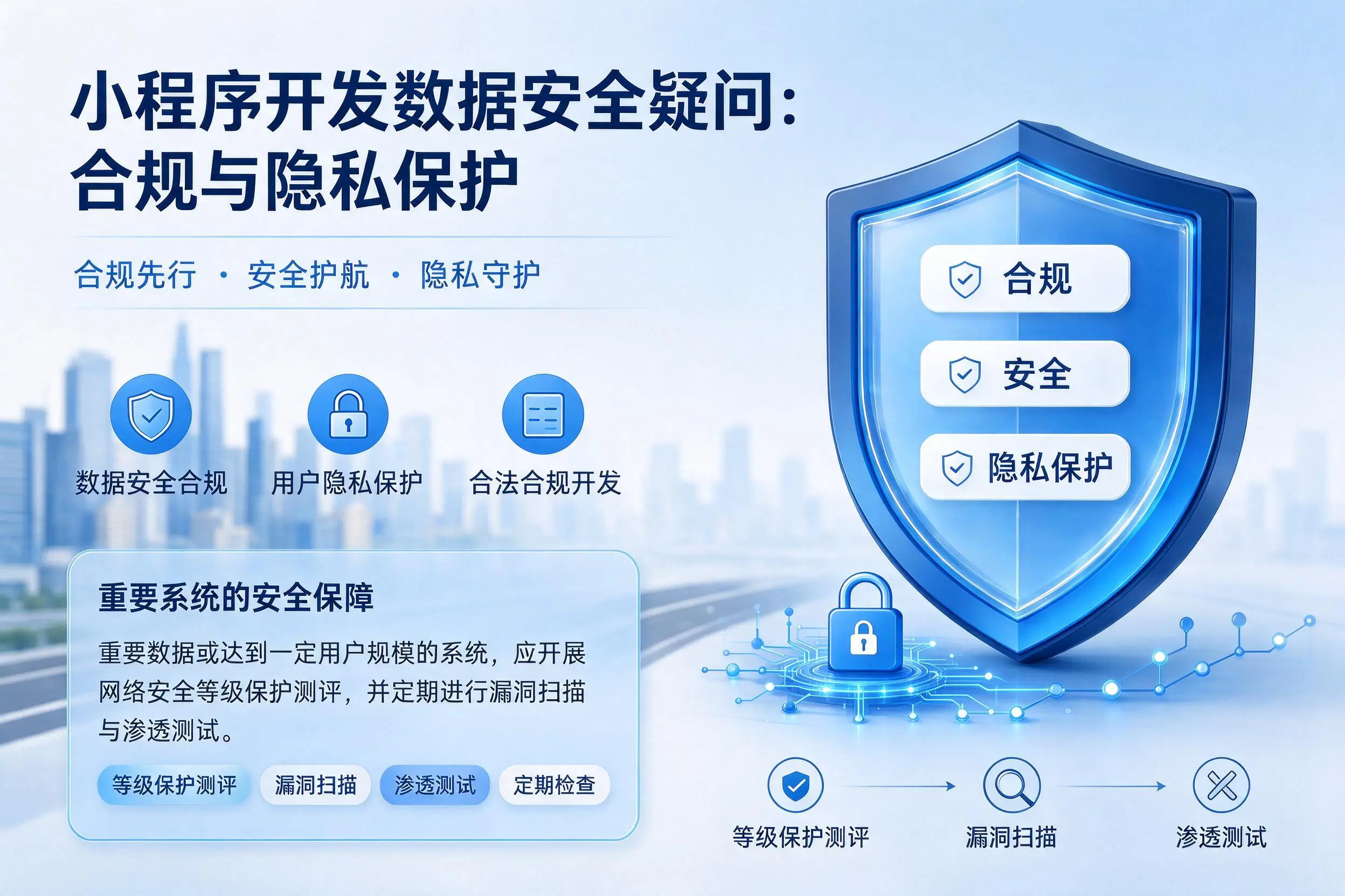 黑河小程序开发数据安全疑问：合规与隐私保护