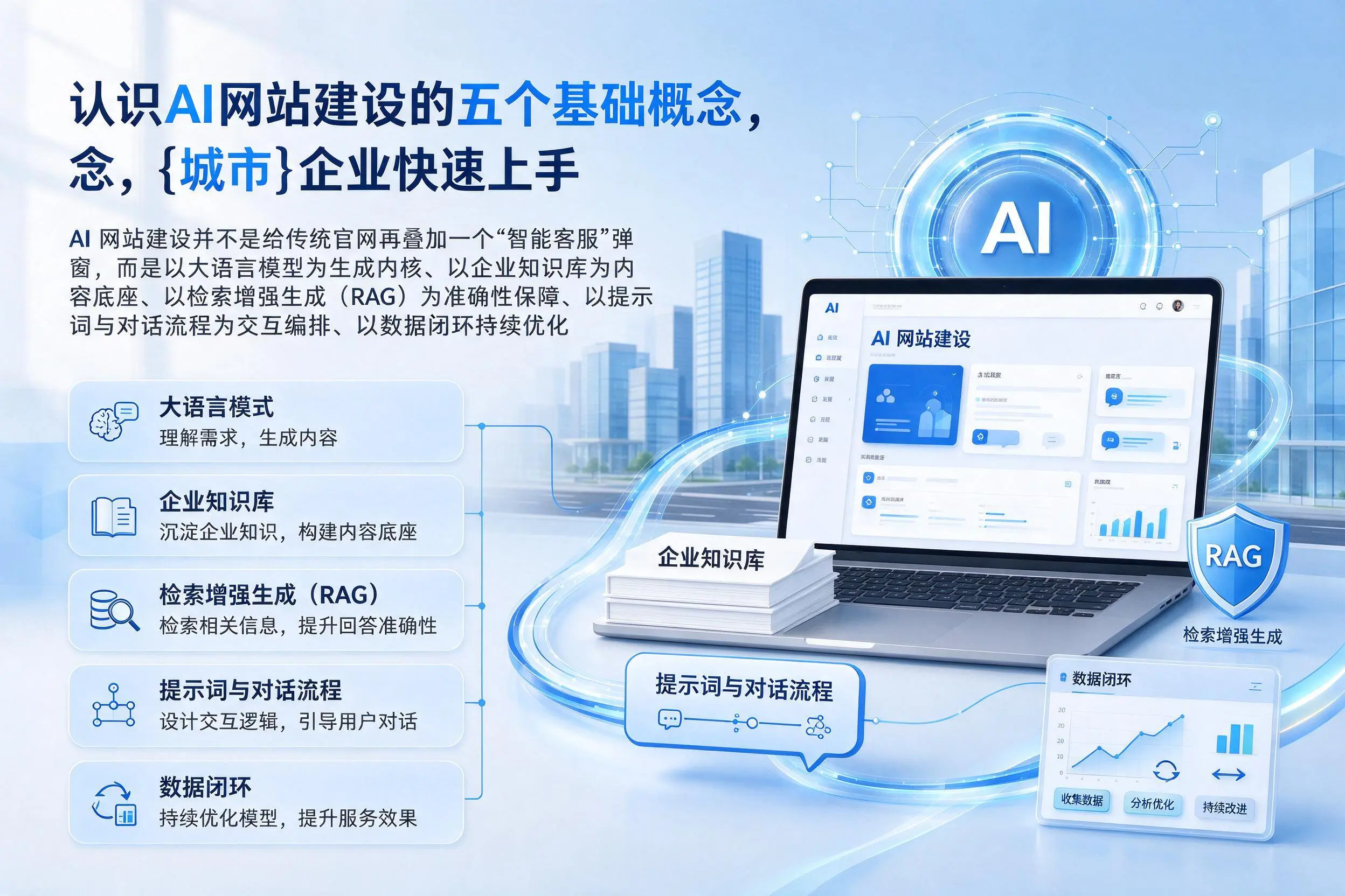认识AI网站建设的五个基础概念,黑河企业快速上手